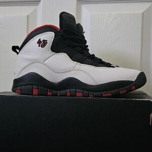 Jordan Retro 10 Black and White Sneakers